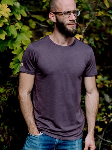 Life-Tree Shirt 'Ecovero Basic Mulberry' in Lila