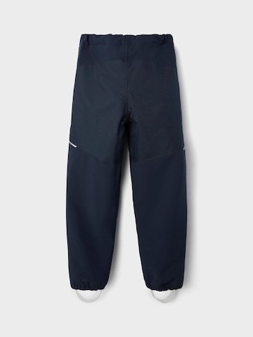 NAME IT Tapered Weatherproof pants 'Alfa' in Blue