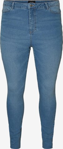 Vero Moda Curve Skinny Jeans 'LORAEMILEE' in Blau: predná strana