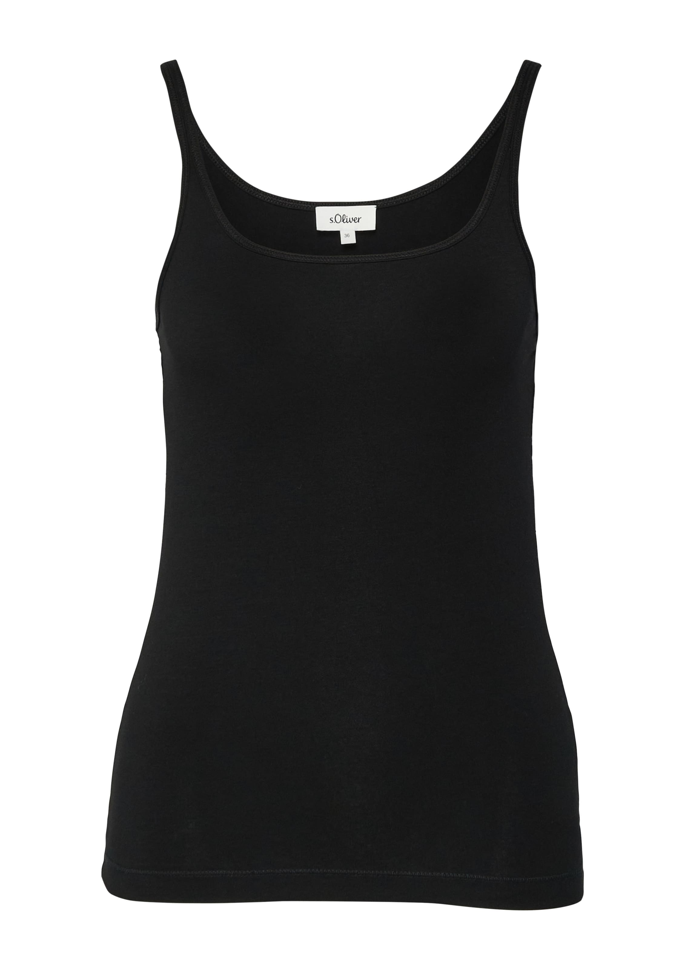 T-shirt s.Oliver en noir : devant