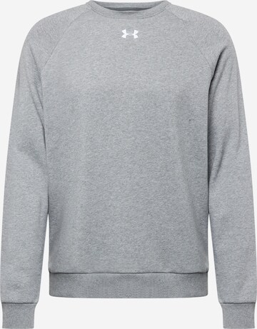 UNDER ARMOUR Athletic Sweatshirt 'Rival' in Grey: front