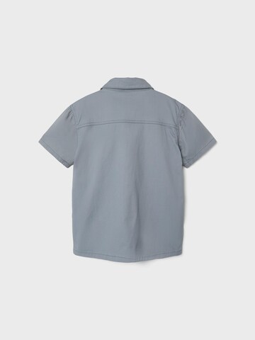 NAME IT Regular fit Button Up Shirt in Grey