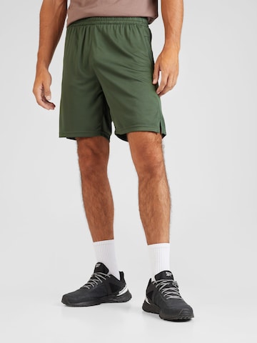 Regular Pantalon de sport 'Topaz' Hummel en vert : devant