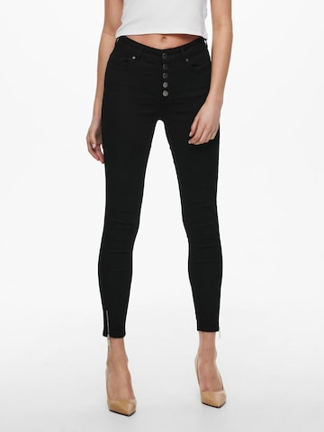 Only Petite Regular Jeans 'Bobby' in Black: front