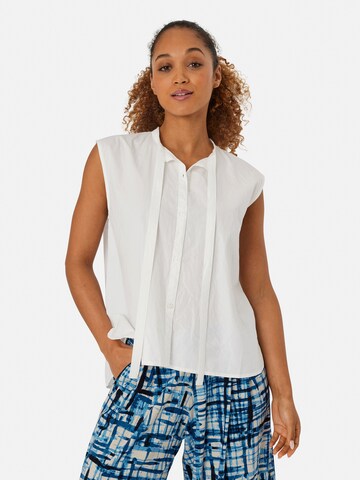 Masai Blouse 'MaImusa' in White: front