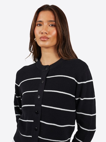 BRAVE SOUL Gebreid vest 'Fisherman' in Zwart