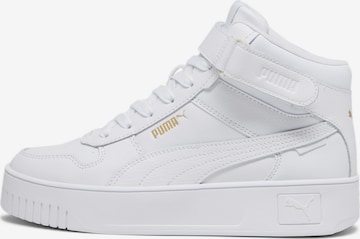 PUMA Sneakers hoog 'Carina' in Wit: voorkant