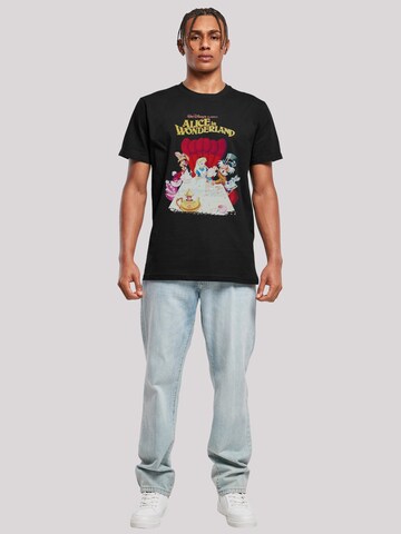 F4NT4STIC T-Shirt 'Disney Alice In Wonderland Retro' in Schwarz