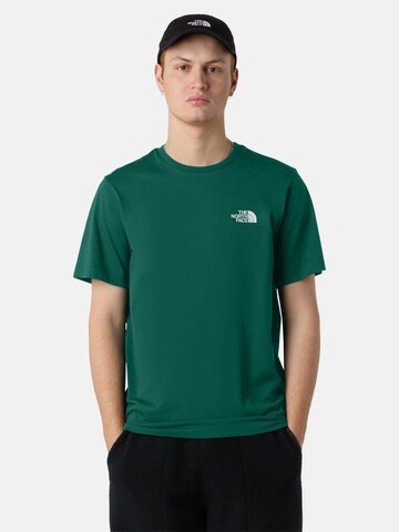 THE NORTH FACE Shirt 'Evolution Simple Dome' in Groen: voorkant