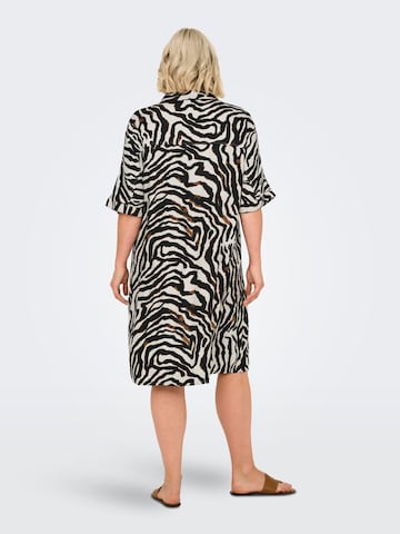ONLY Carmakoma Shirt dress 'CARBerte' in Beige