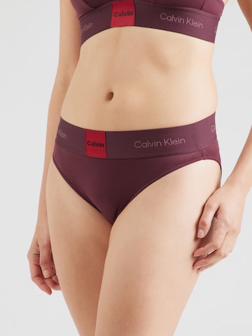 Calvin Klein Обычный Низ бикини в Лиловый: спереди