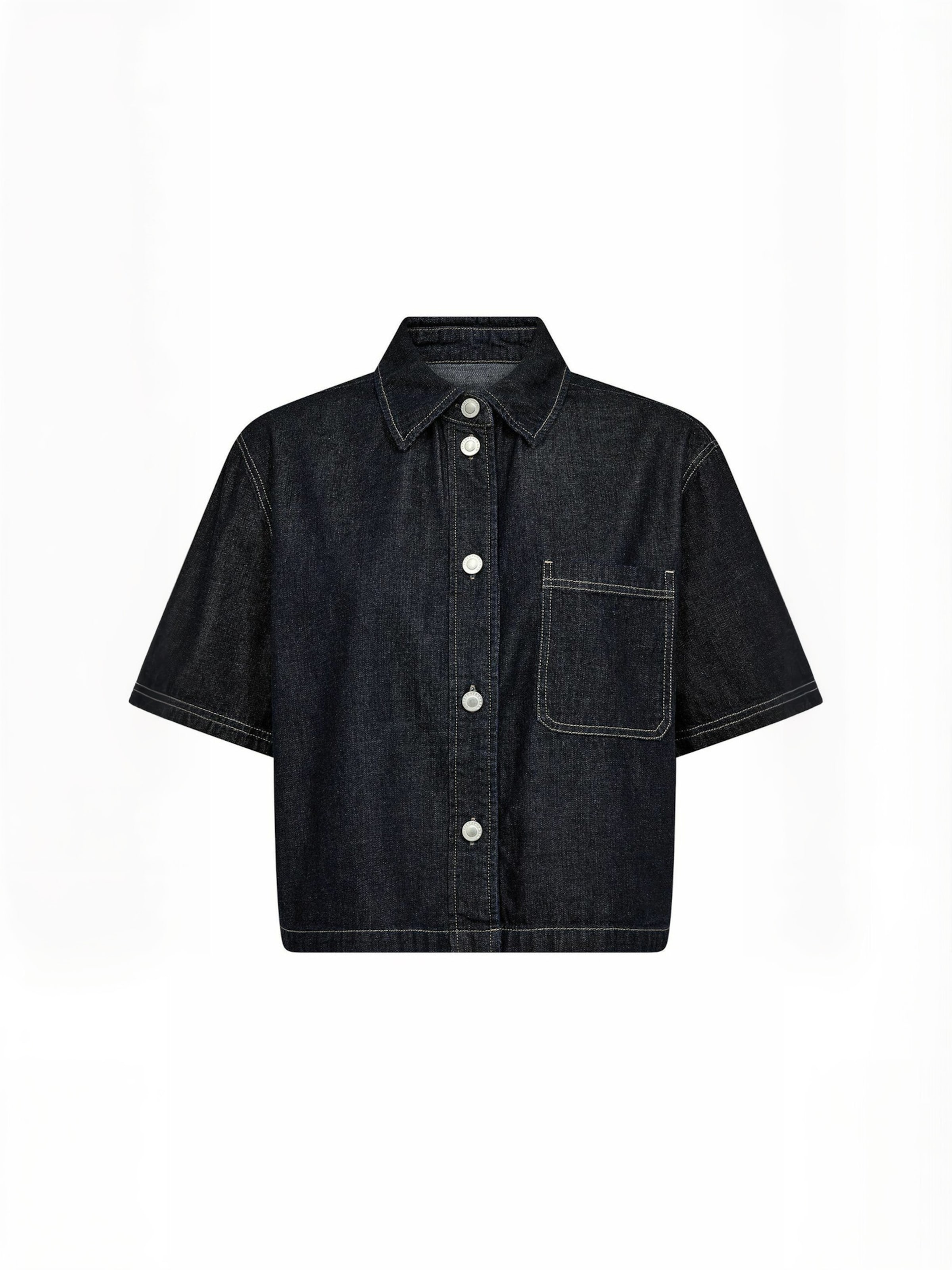 Ivy Copenhagen Shirt ' IVY-Malika ' in Blue: front