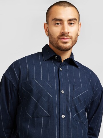 Fit confort Chemise TOM TAILOR DENIM en bleu