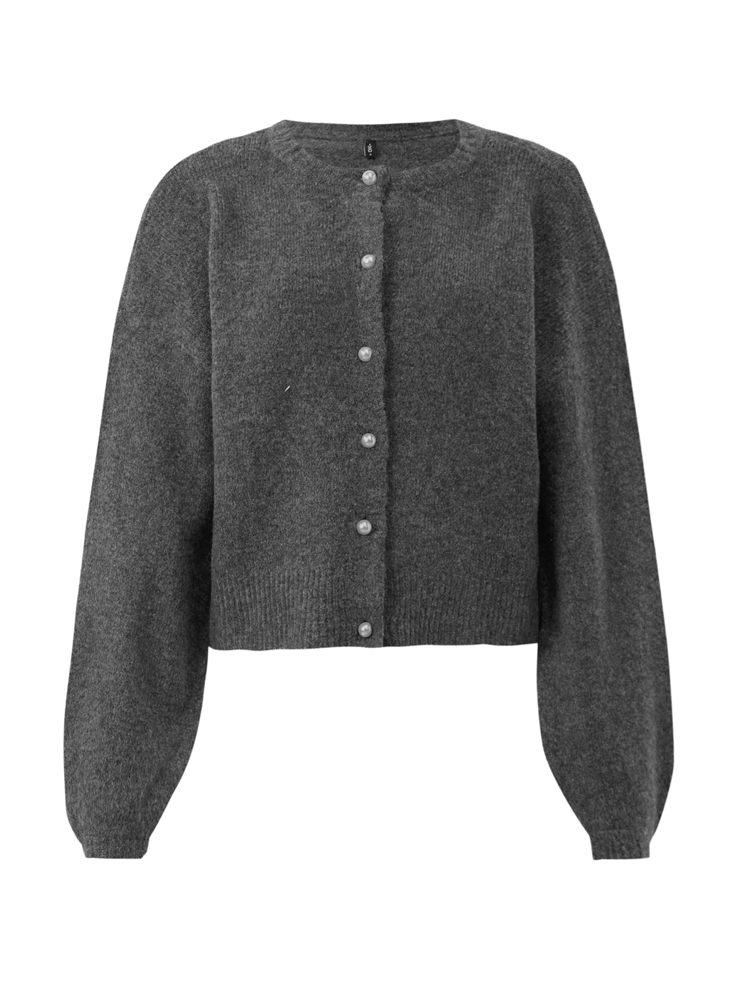 pelēks ONLY Adīta jaka 'ISABELLA': no priekšpuses