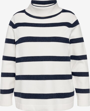 Ulla Popken Sweater in White: front