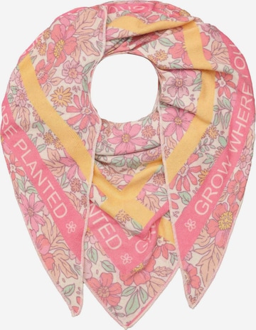 Zwillingsherz Scarf 'Cassandra' i rosa: framsida