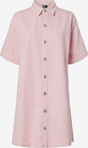 PIECES Blusekjole 'PCSKY' i pink: forside