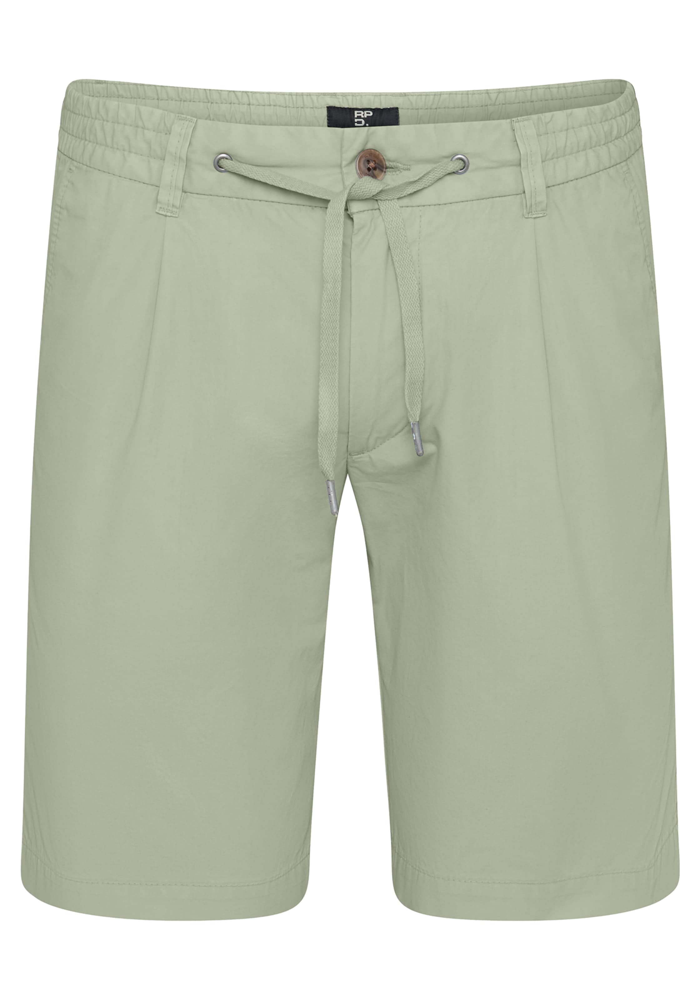 REDPOINT Regular Pants in Green: front