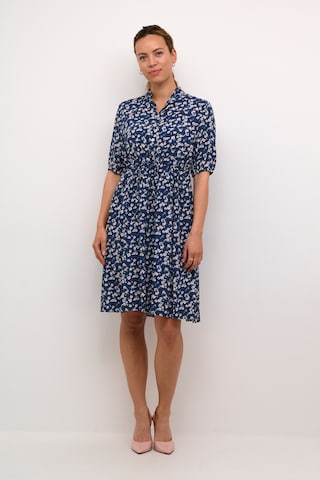 Cream Shirt dress 'Alora' in Blue