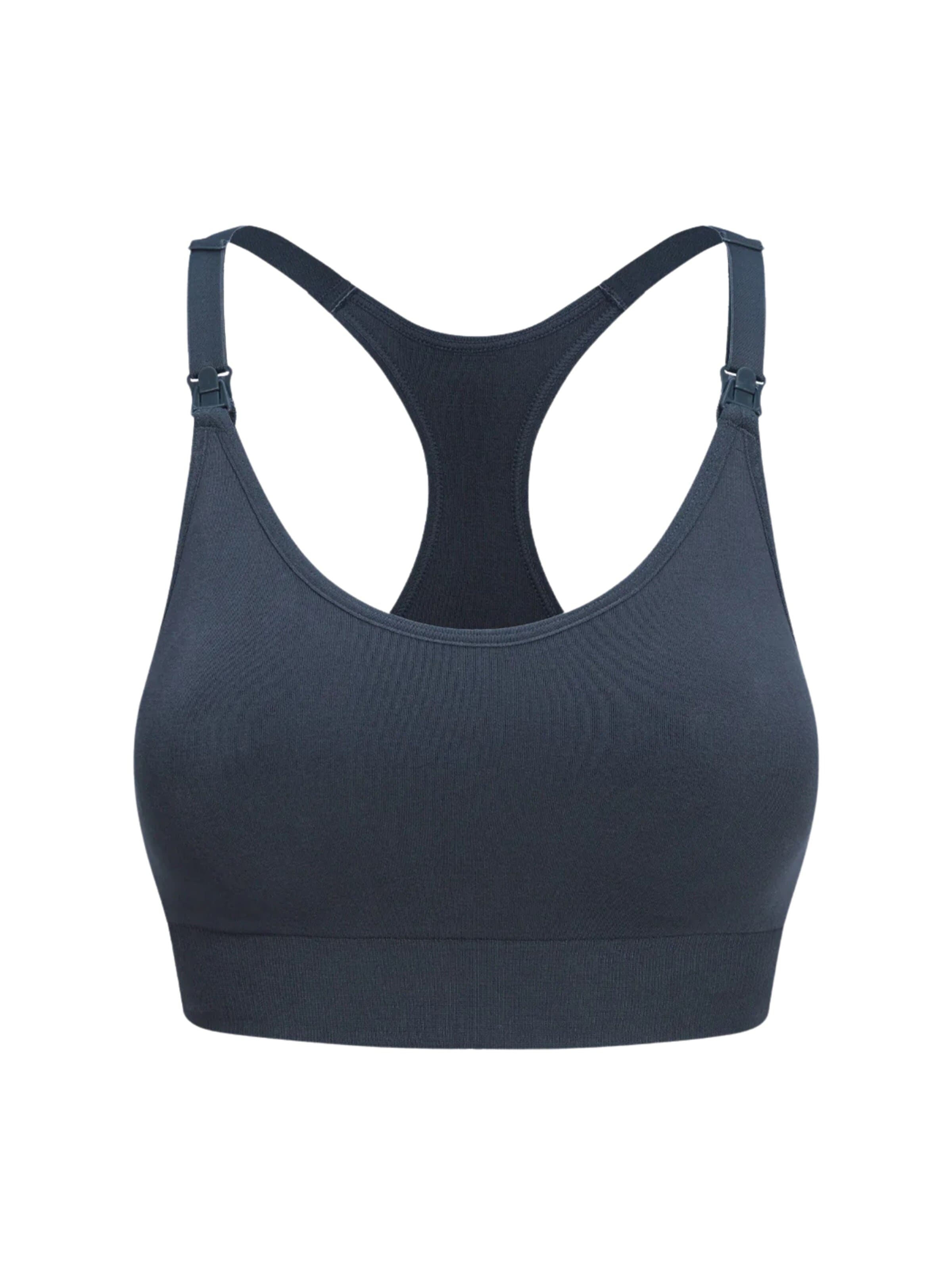 Bustino Reggiseno 'Seamless Still-Bh mit Rückenstütze' di cfab (formerly creamy fabrics) in grigio: frontale