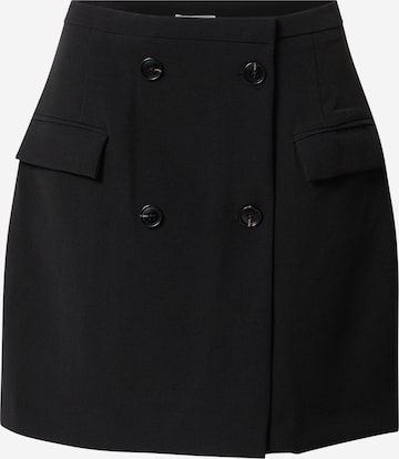 Neo Noir Skirt 'Magia' in Black: front