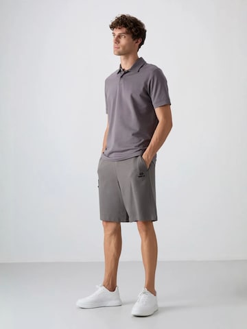 Tommy Life Wide leg Cargobroek in Grijs
