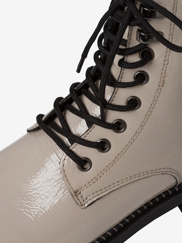 TAMARIS Lace-Up Ankle Boots in Grey