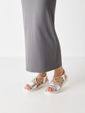 Sandales Tamaris en argent