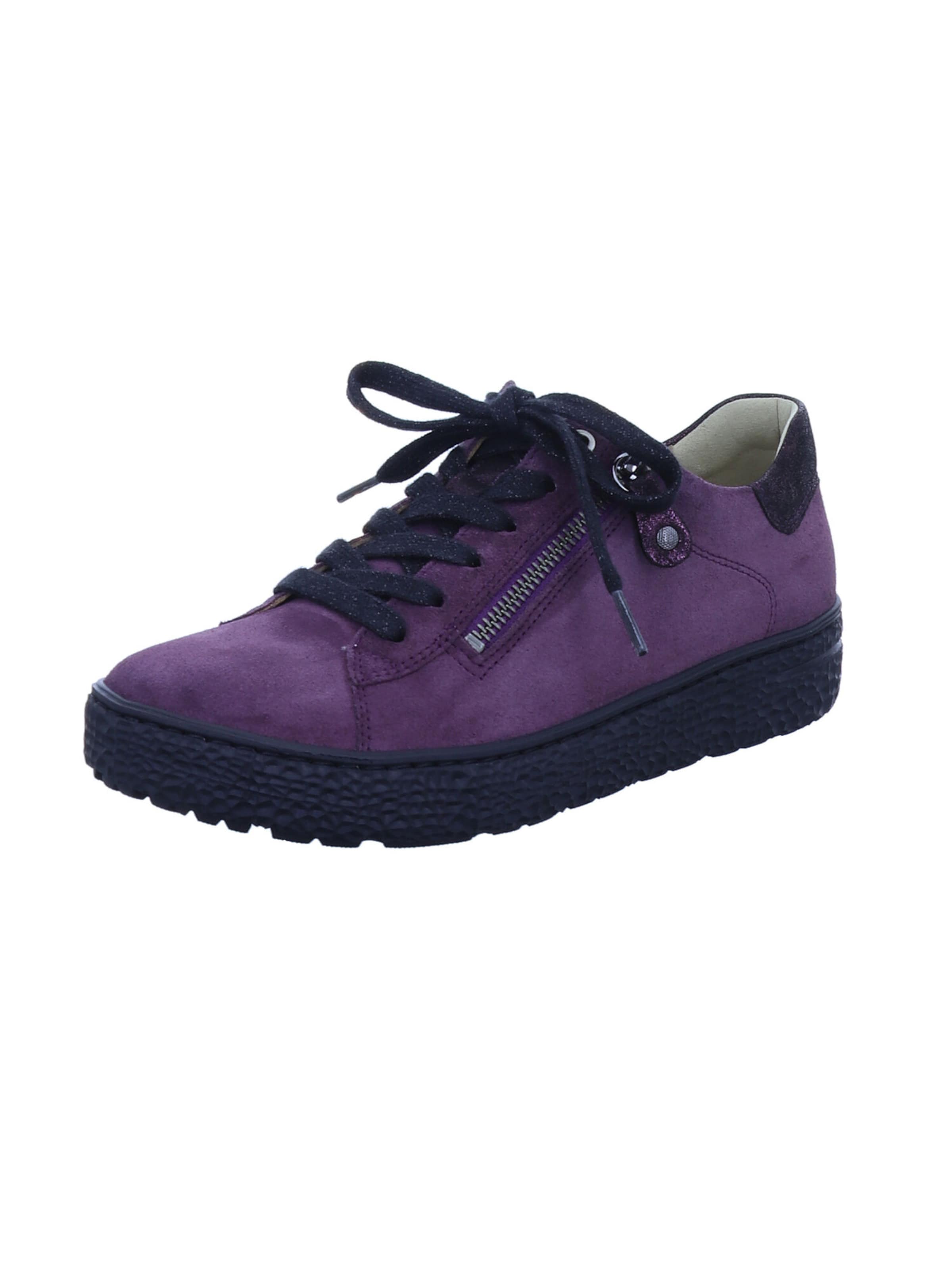 Hartjes Platform trainers 'PHIL' in Purple: front
