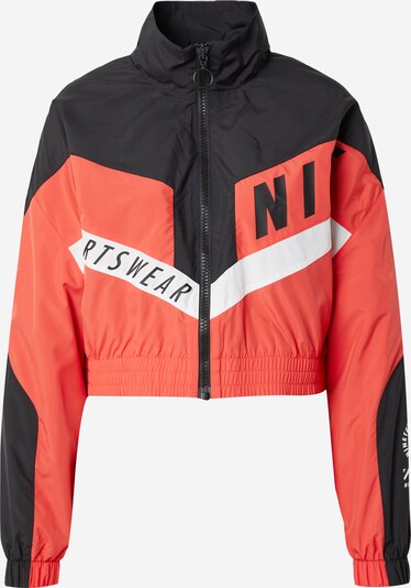 Nike Sportswear Jacke in rot / schwarz / weiß, Produktansicht