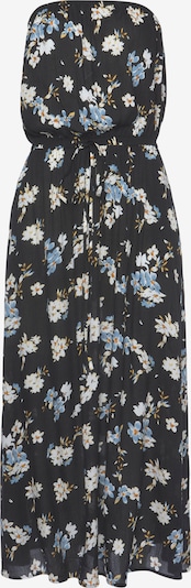 LASCANA Sommerkleid in himmelblau / schwarz / weiß, Produktansicht