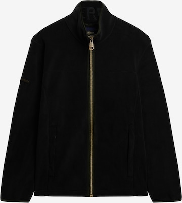 Veste en polaire 'Estate' Superdry en noir : devant