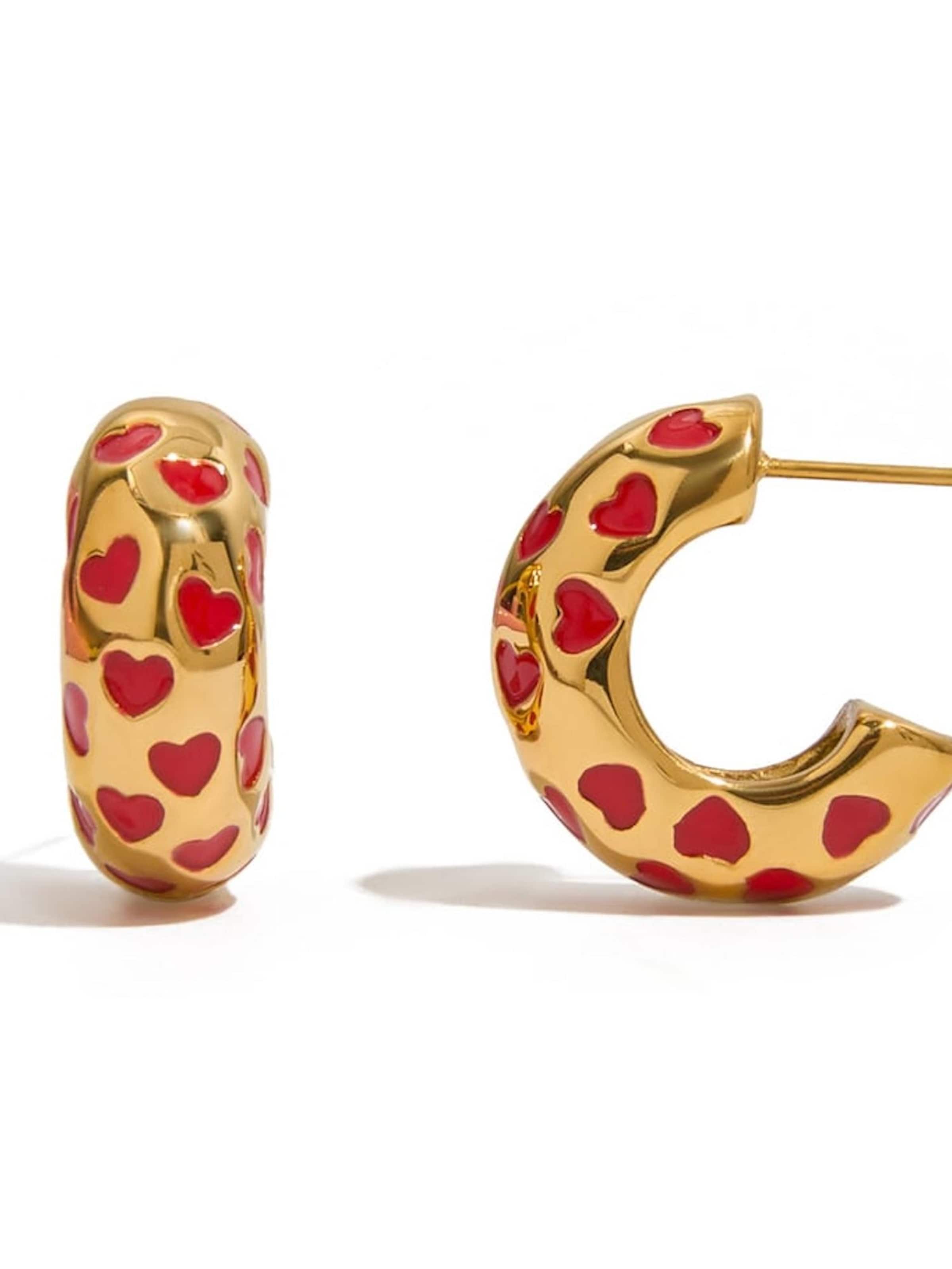 Cala Rose Earrings 'CORA' in Gold