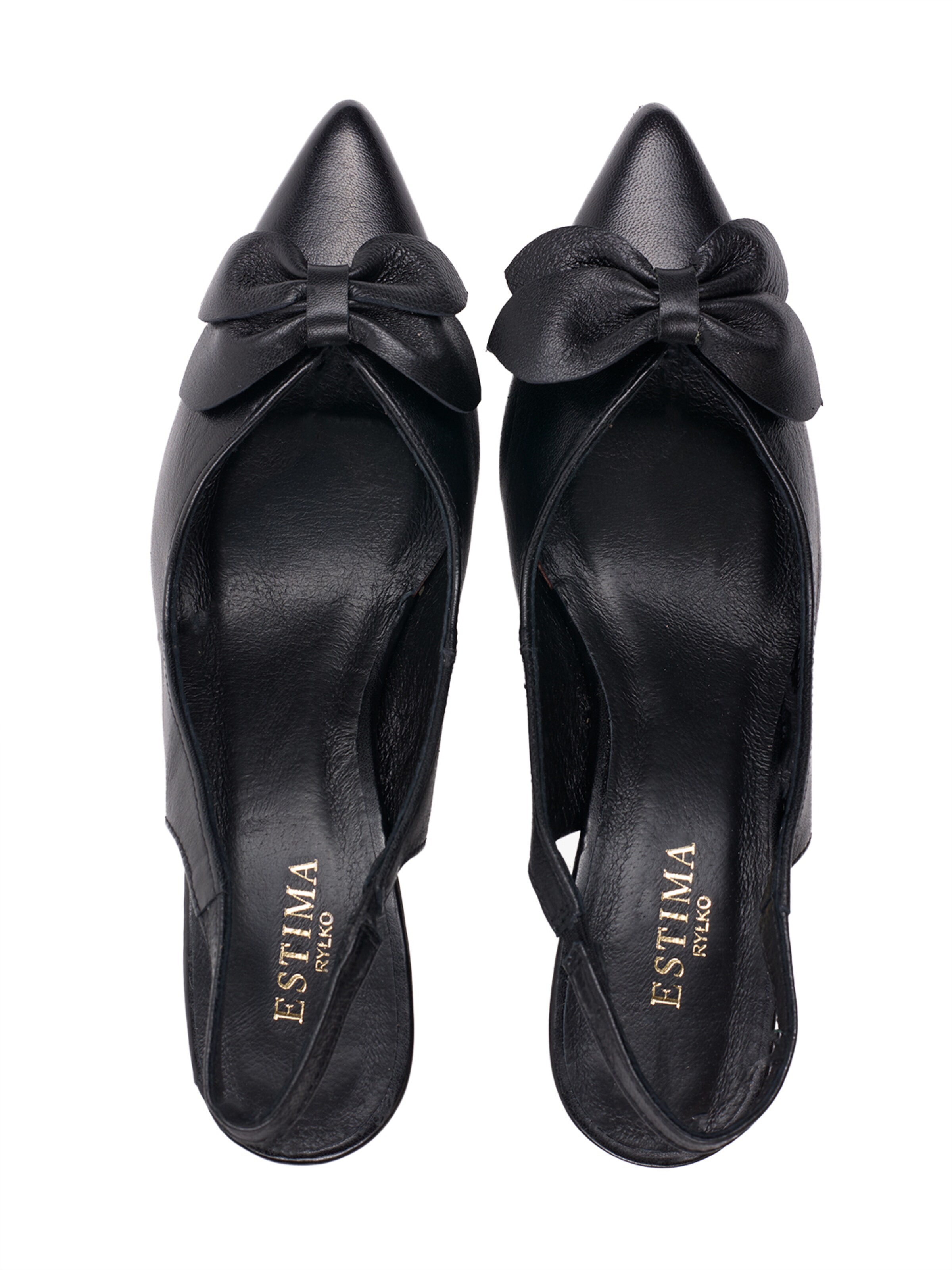 Décolleté sling di RYŁKO in nero