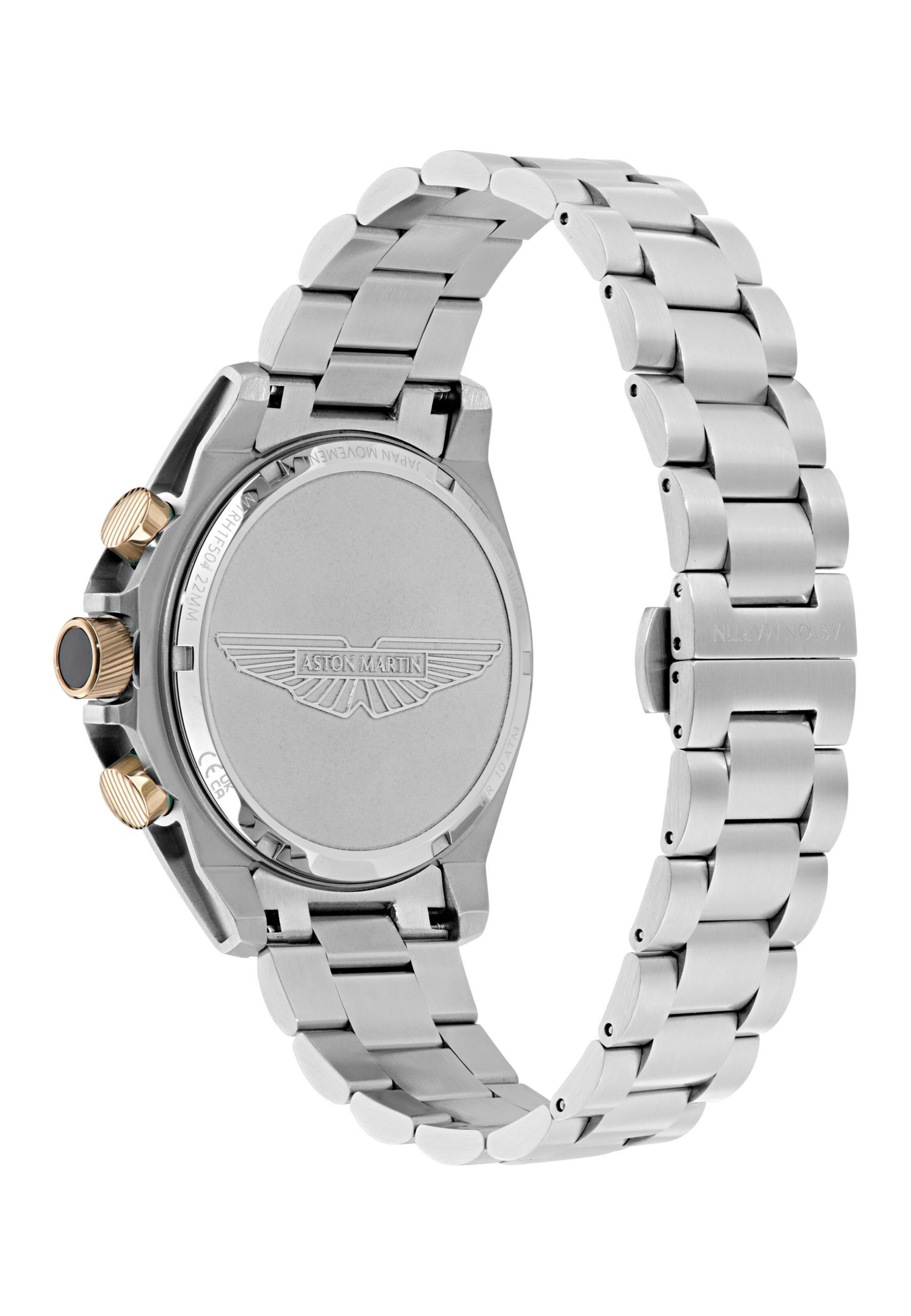 Aston Martin Uhr in Silber