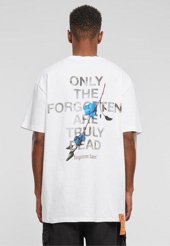 Forgotten Faces T-Shirt 'Faded Flowers' in Weiß