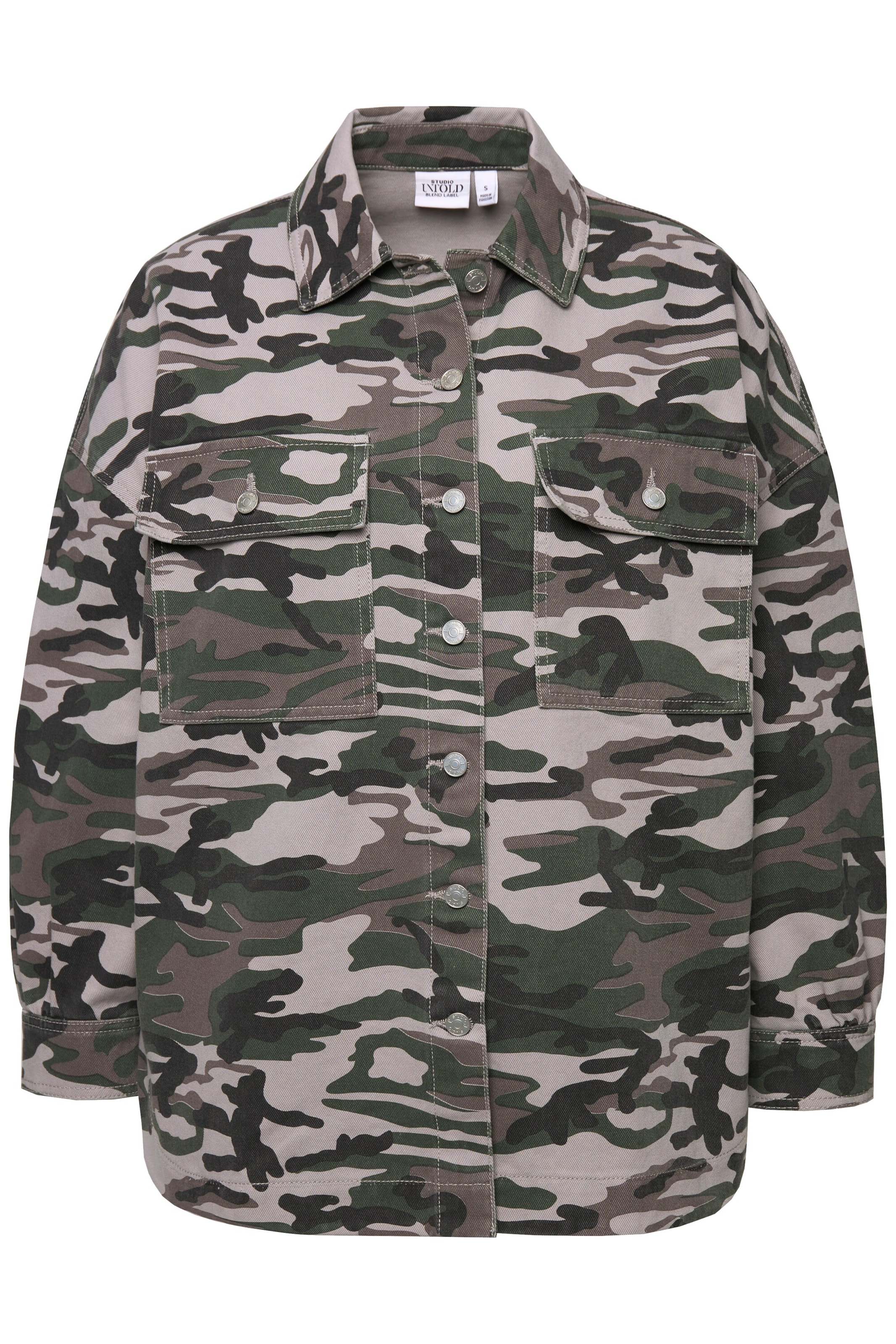 Studio Untold Blouse in Gemengde kleuren: voorkant