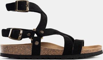 Bayton Strap Sandals 'Armidale' in Black
