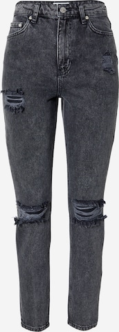 NA-KD Slimfit Jeans in Grau: predná strana
