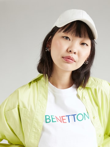 UNITED COLORS OF BENETTON T-shirt i vit