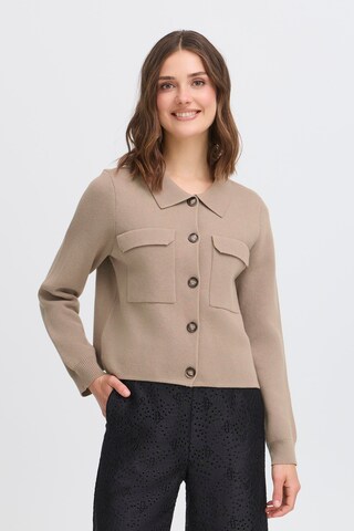 Cardigan Fransa en beige : devant