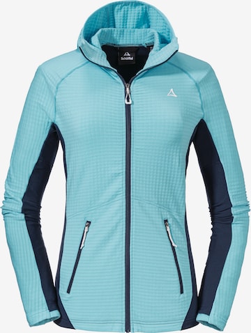 Schöffel Athletic fleece jacket 'Monte Sart' in Blue: front