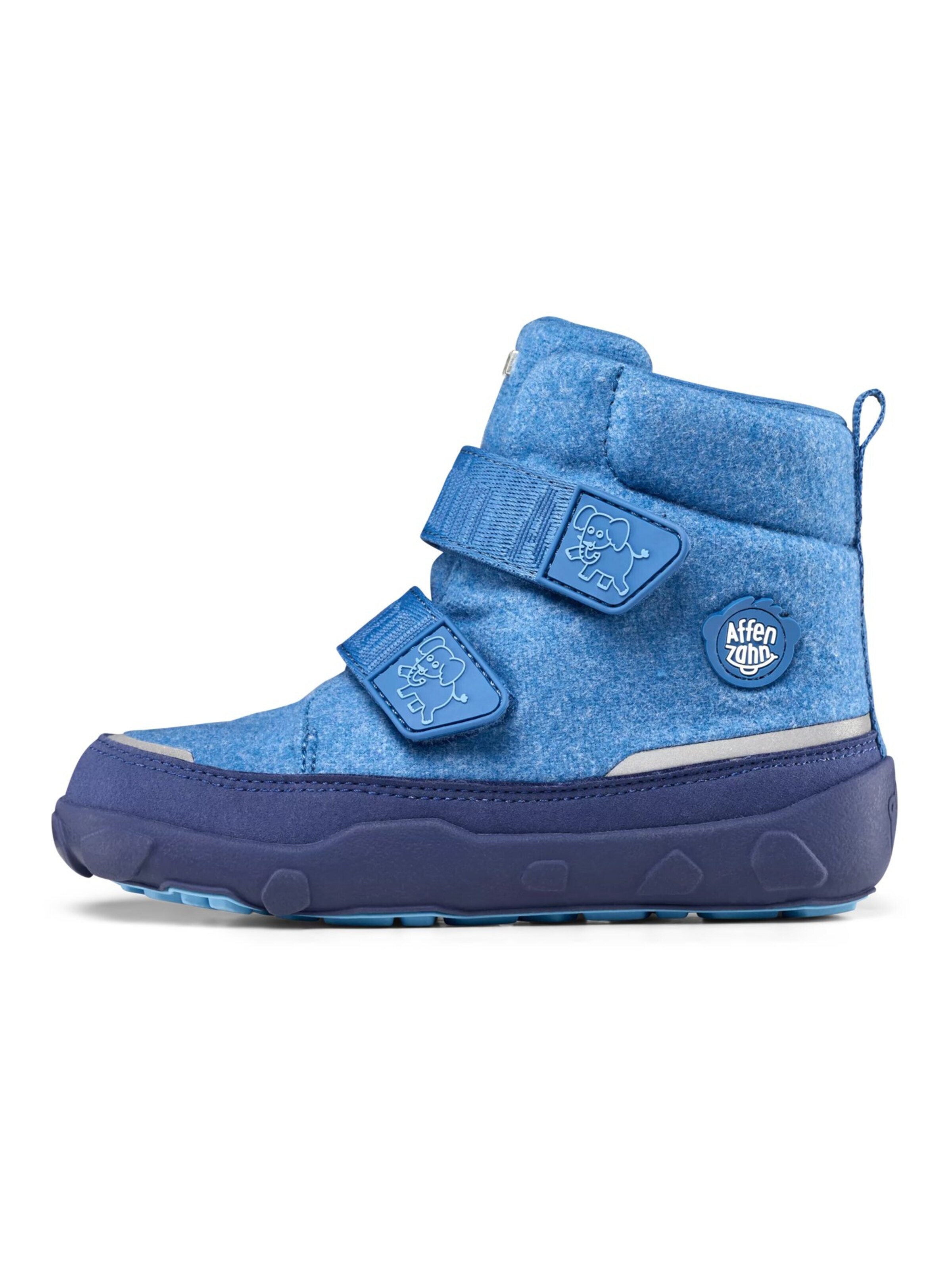 Affenzahn Stiefel 'Winterstiefel Wolle Comfy'‌‌‌‌‌‌‌ in Blau: Vorderseite
