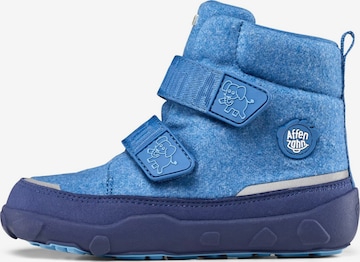 Affenzahn Stiefel 'Winterstiefel Wolle Comfy' in Blau: Vorderseite