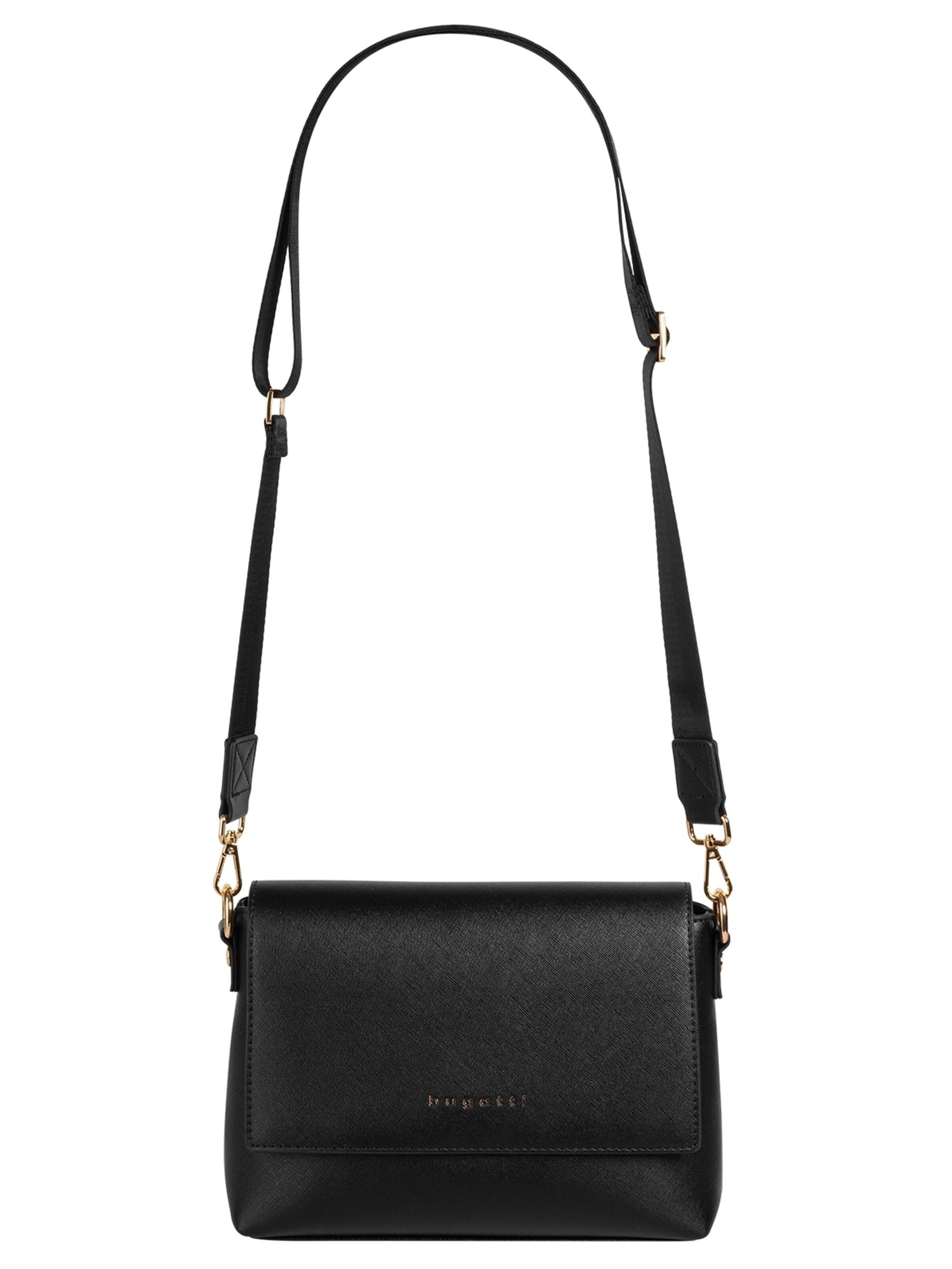 bugatti Crossbody bag 'ELLA SAFFIANO' in Black