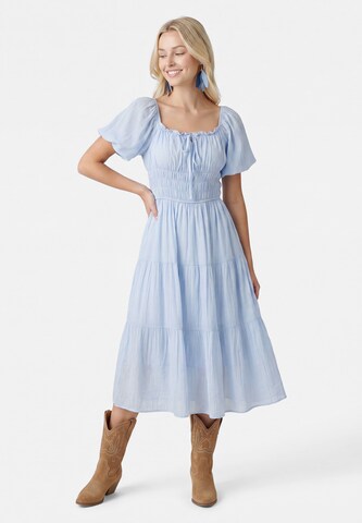 IZIA - Vestido em azul: frente