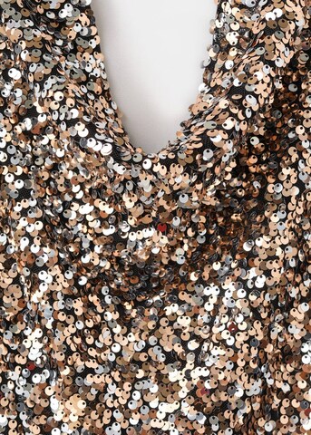 MANGO TEEN Kleid 'Sparkle' in Gold
