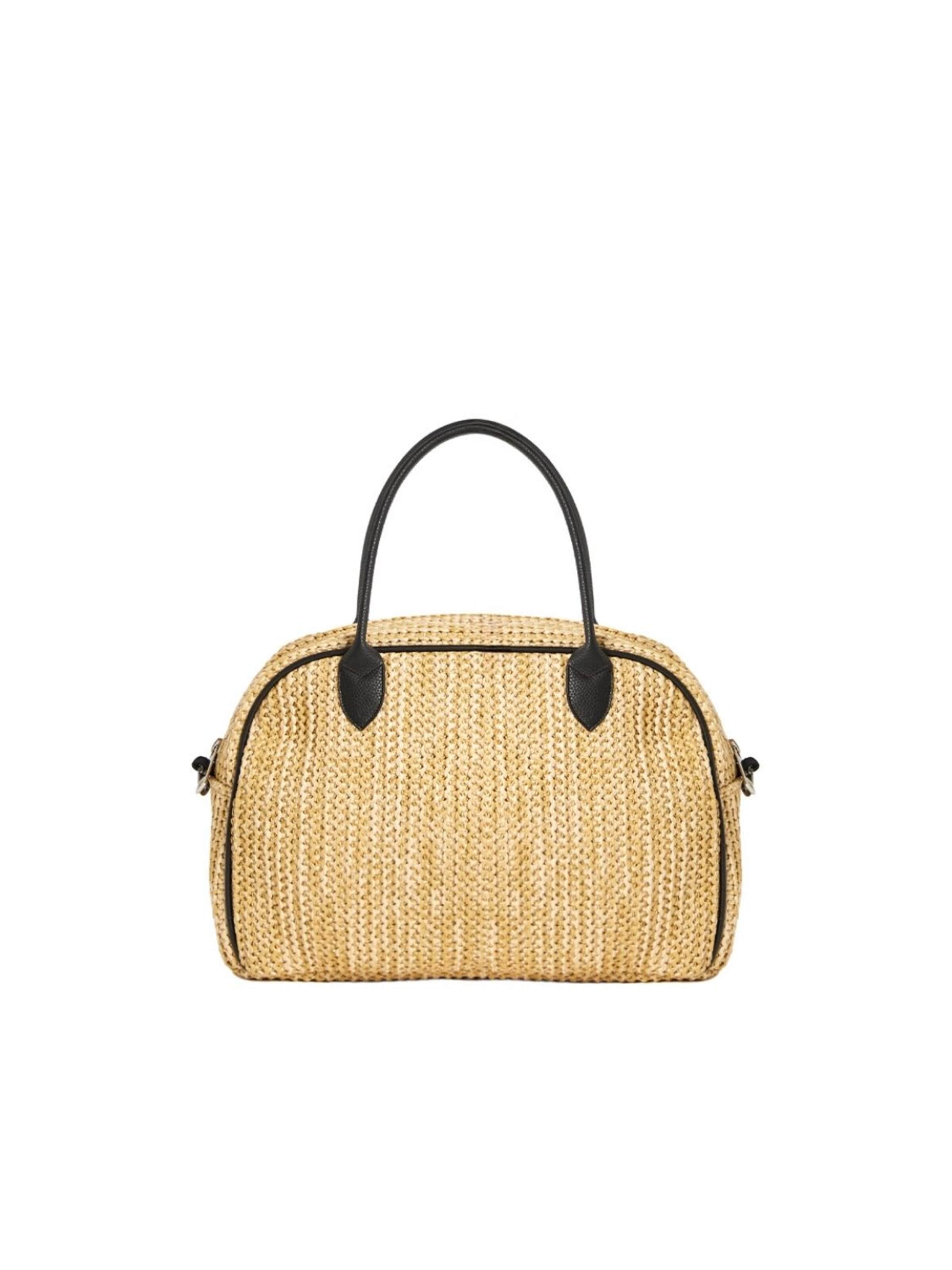 VINT+ Handbag 'Bowling Bag' in Beige