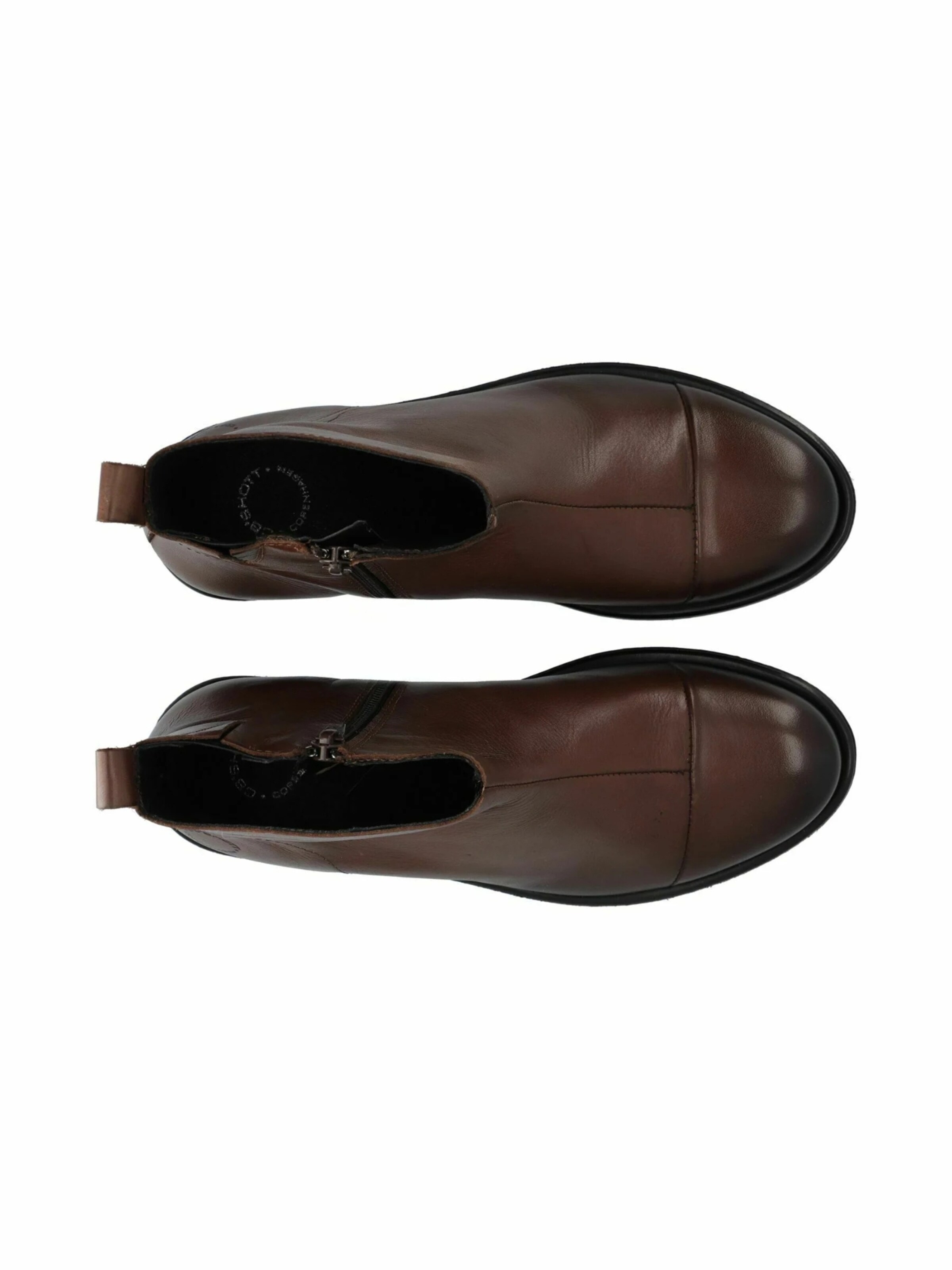 Ca'Shott - Botas chelsea ' CASEMMA ' em castanho