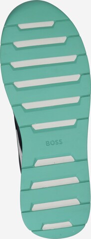 BOSS Black - Sapatilhas baixas 'Titanium' em azul